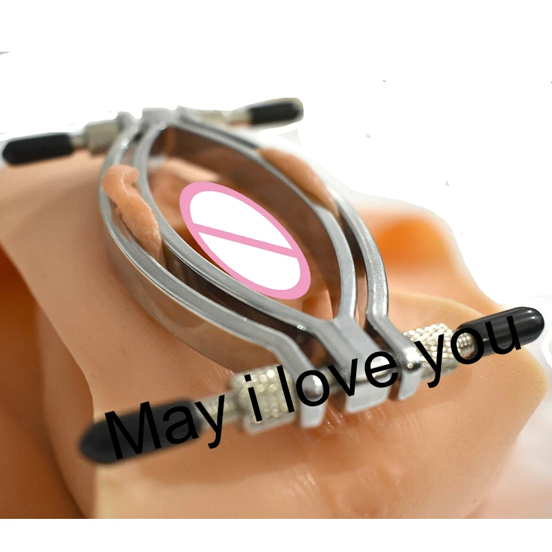 BDSM Labia Clamps Toy,Pussy Clitoris G-spot Speculum Spreader Lips of Vagina,Mouth Ring Gag,Adult Sex Whip Paddle,Bondage Gear