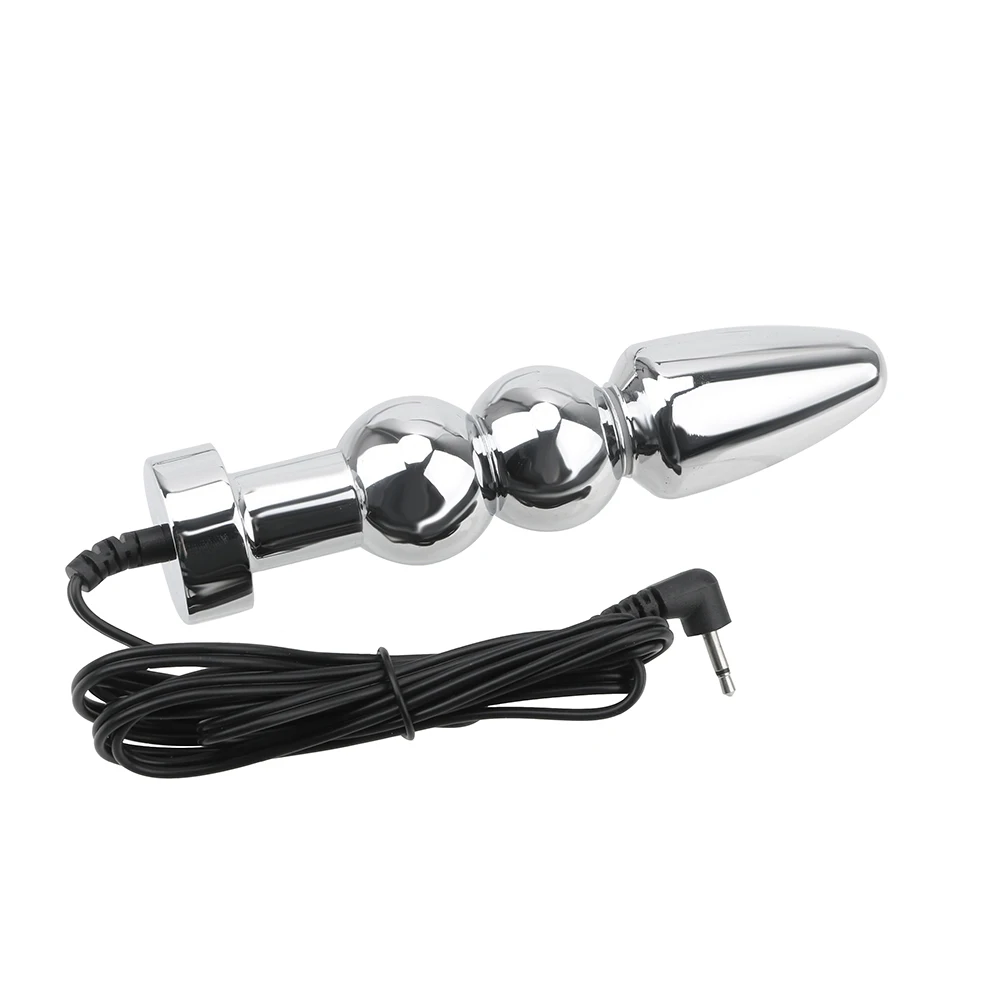 Charging Electric Shock Host Electrical stimulation Anal Plug Peni Ring Urethra Plug Nipple Clips Vaginas Masturbation Sex Toys