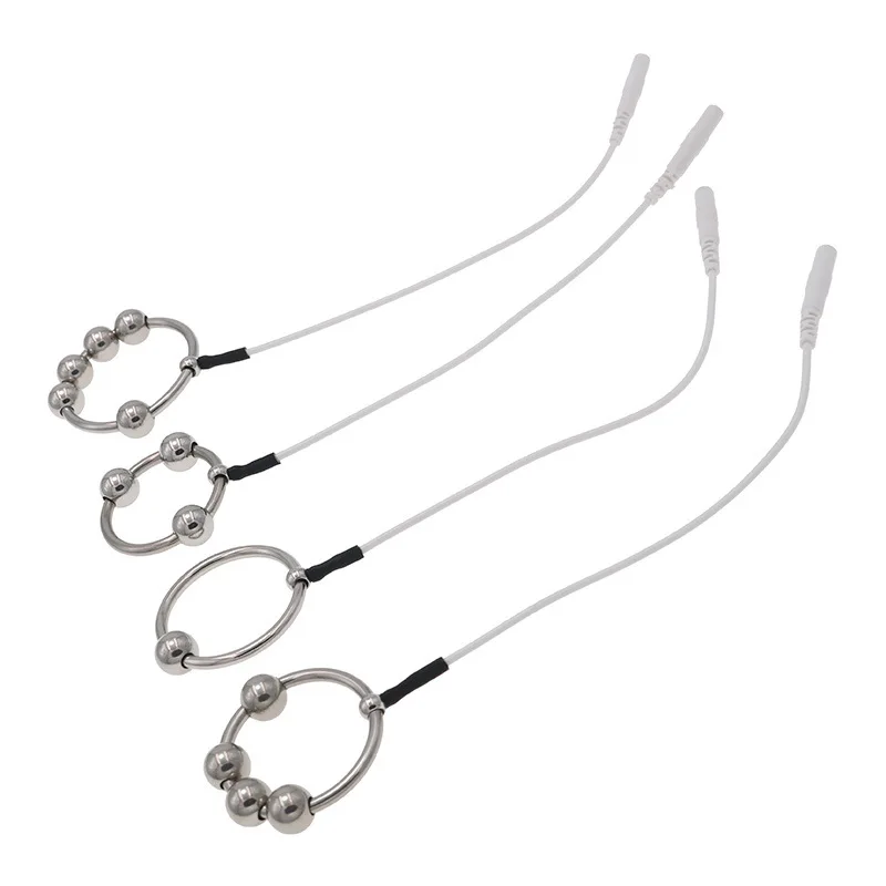 Electro Shock Metal Penis Ring Medical Themed Toys Cock Ring Accessory Stimulation Pulse Massage Sex Toys For Men Sex Products Electro Shock Metal Penis Ring Medical Themed Toys Cock Ring Accessory Stimulation Pulse Massage Sex Toys For Men Sex Products