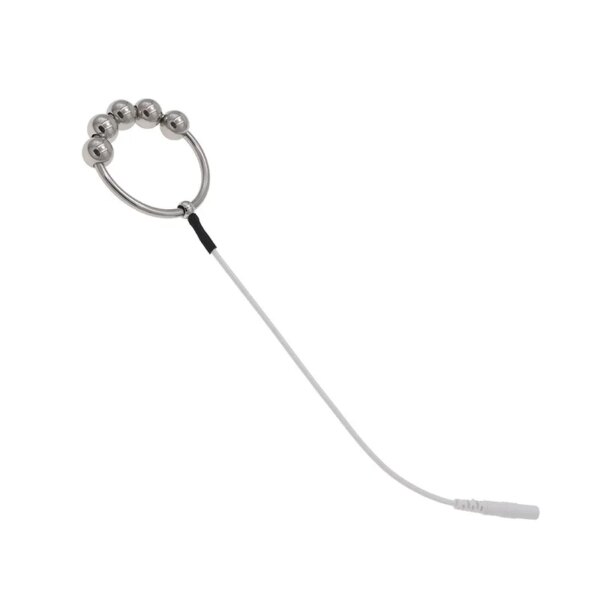 Electro Shock Metal Penis Ring Medical Themed Toys Cock Ring Accessory Stimulation Pulse Massage Sex Toys For Men Sex Products