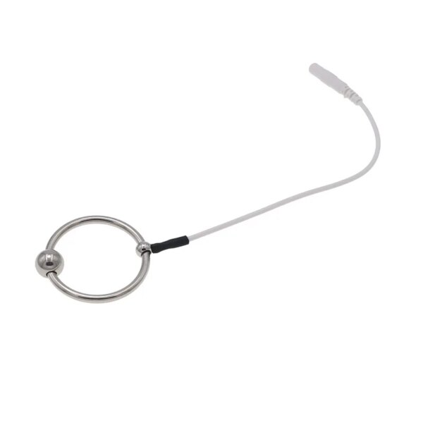 Electro Shock Metal Penis Ring Medical Themed Toys Cock Ring Accessory Stimulation Pulse Massage Sex Toys For Men Sex Products