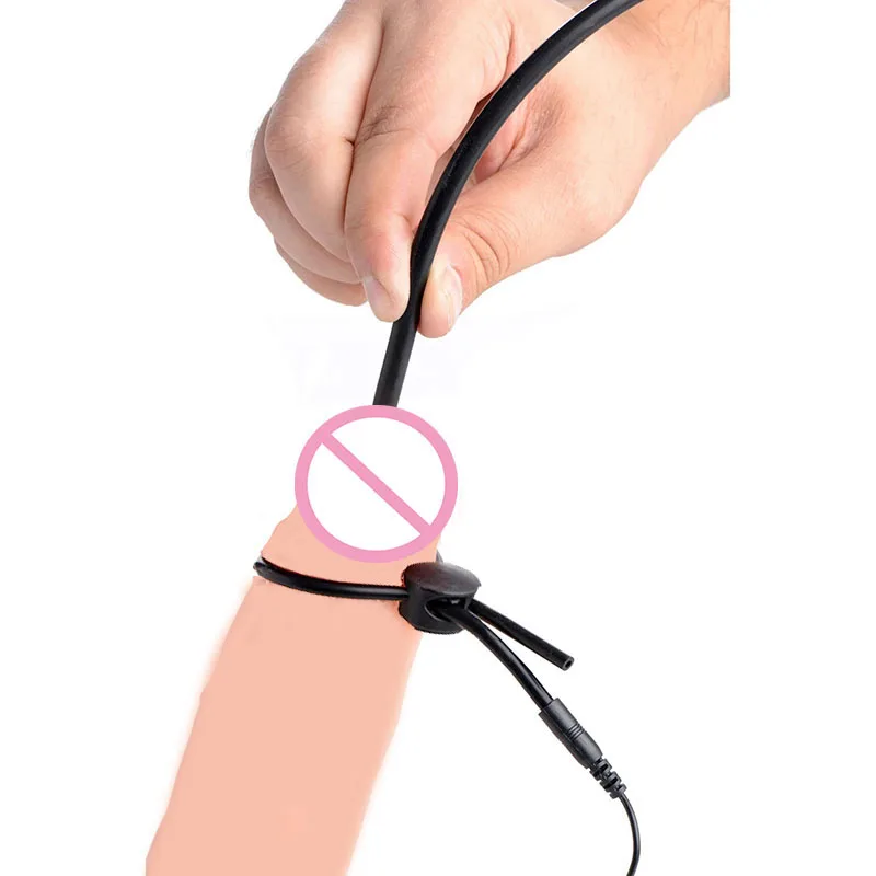 SM Electric Shock Penis Plug Ring Urethral Sounding Tube Dilator E-stim Prostate Medical Probe Urinary Man Gay Sex Toy Accessory