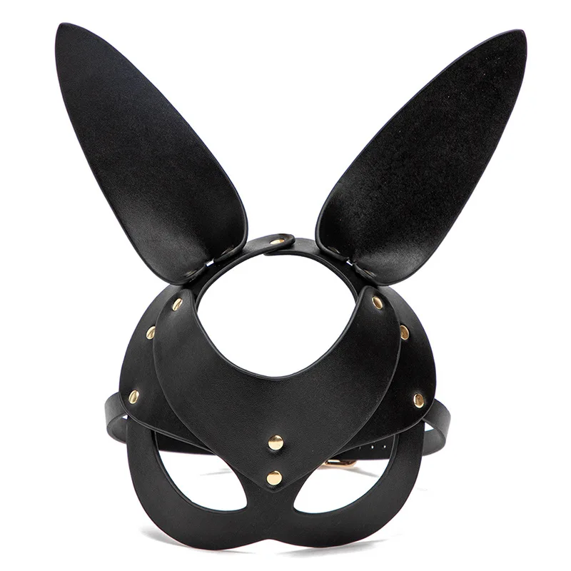 BDSM Mask Sex Toys For Women Bondage Restraints Leather Sexy Cosplay Rabbit Cat Ear Bunny Mask Masquerade Party Face Cosplay BDSM Mask Sex Toys For Women Bondage Restraints Leather Sexy Cosplay Rabbit Cat Ear Bunny Mask Masquerade Party Face Cosplay