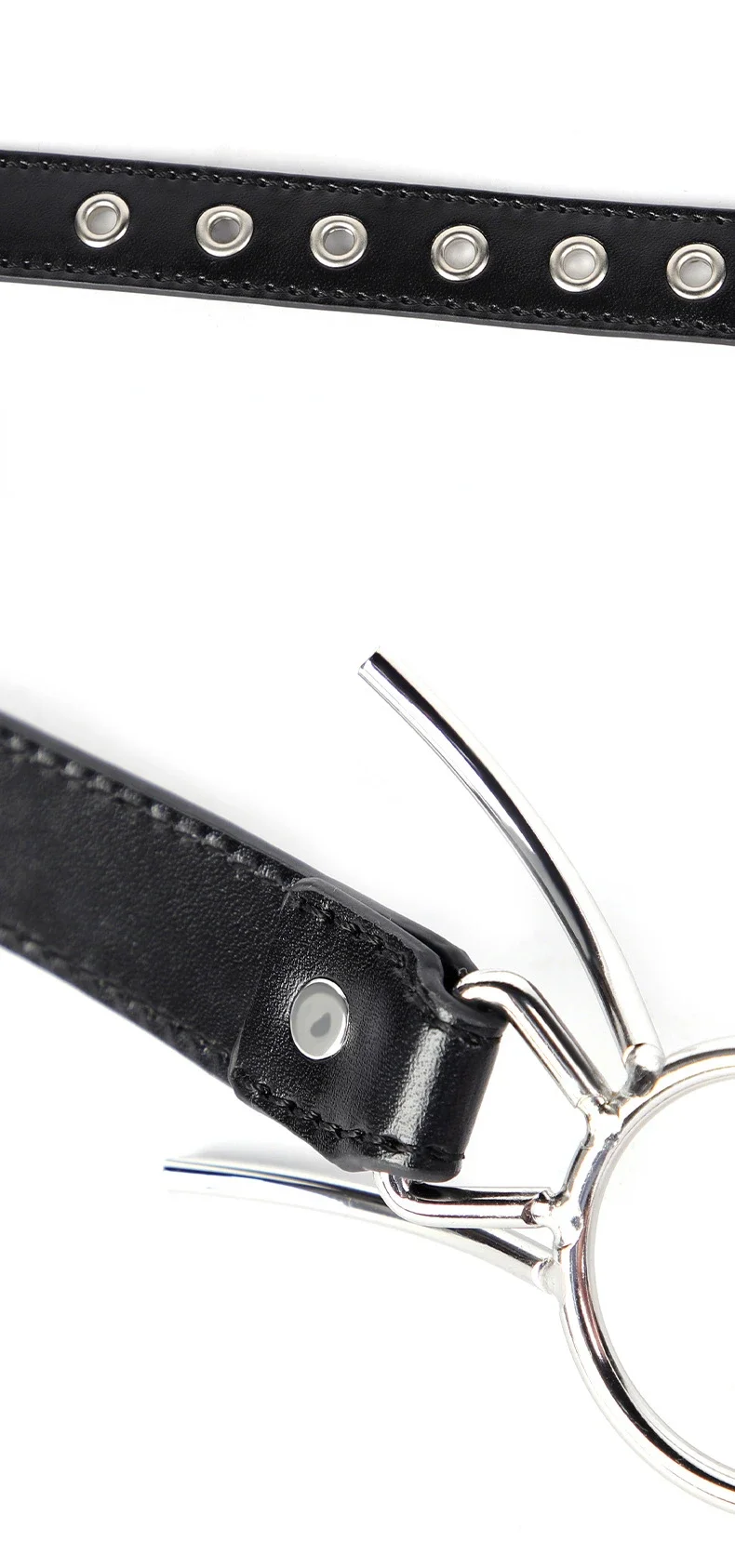 New Oral Fixation PU Leather Bondage Mouth Gag Spider X Style Flirting O Rings Open Mouth Gag Adult Games Sex Toys For Women Men
