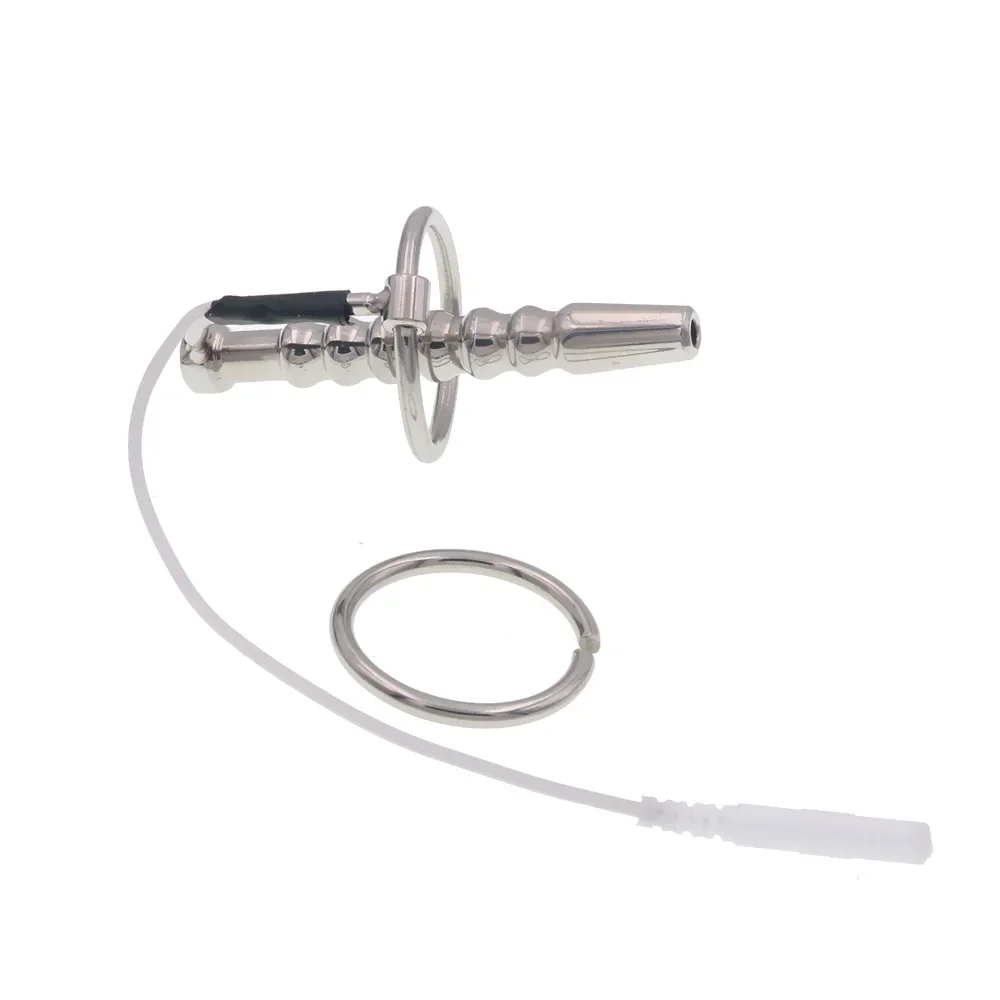 Penis Plug Therapy Massager Penis Rings Health Electric Shock Cock Rings Urethral Dilator Medical Themed Tool Sex Toys For Men