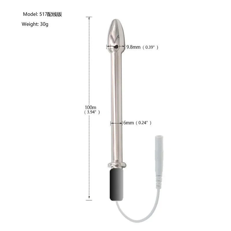 Penis Plug Therapy Massager Penis Rings Health Electric Shock Cock Rings Urethral Dilator Medical Themed Tool Sex Toys For Men