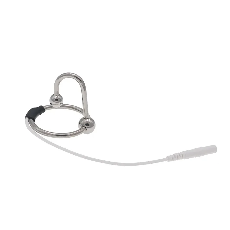 Penis Plug Therapy Massager Penis Rings Health Electric Shock Cock Rings Urethral Dilator Medical Themed Tool Sex Toys For Men