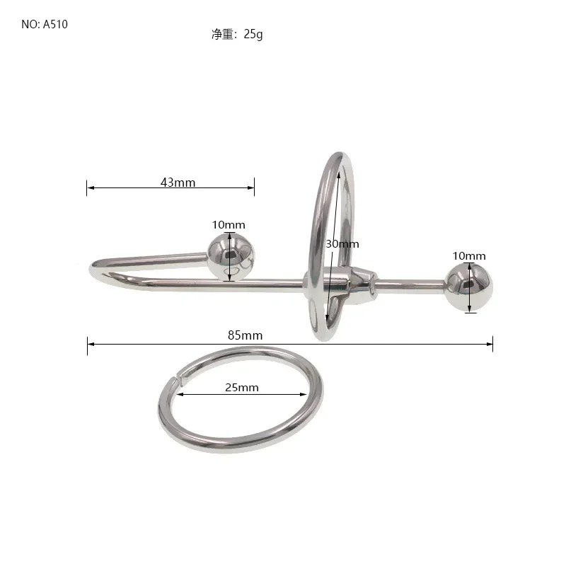 Penis Plug Therapy Massager Penis Rings Health Electric Shock Cock Rings Urethral Dilator Medical Themed Tool Sex Toys For Men