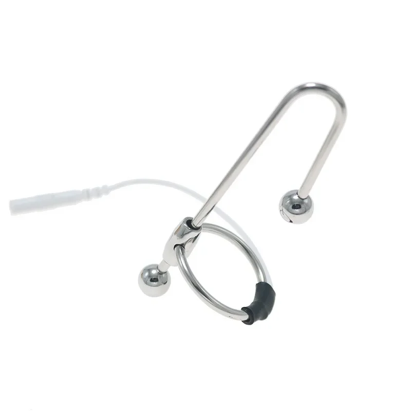 Penis Plug Therapy Massager Penis Rings Health Electric Shock Cock Rings Urethral Dilator Medical Themed Tool Sex Toys For Men