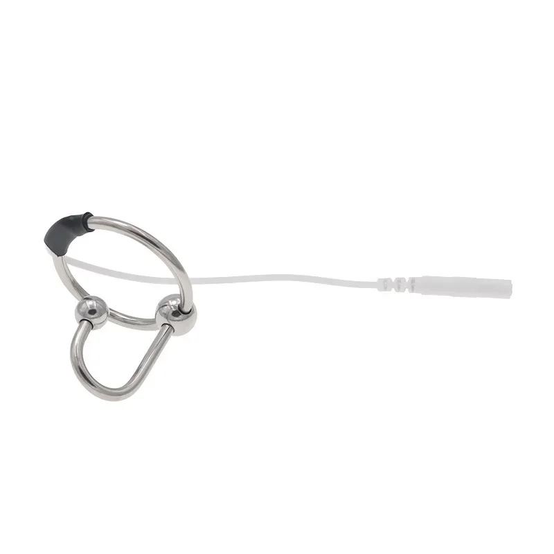 Penis Plug Therapy Massager Penis Rings Health Electric Shock Cock Rings Urethral Dilator Medical Themed Tool Sex Toys For Men