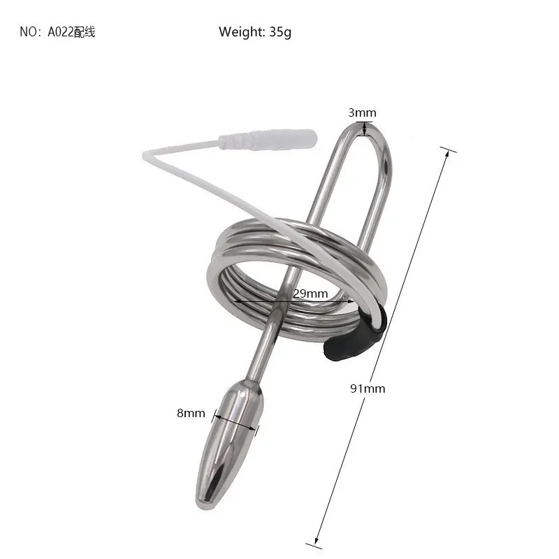 Penis Plug Therapy Massager Penis Rings Health Electric Shock Cock Rings Urethral Dilator Medical Themed Tool Sex Toys For Men