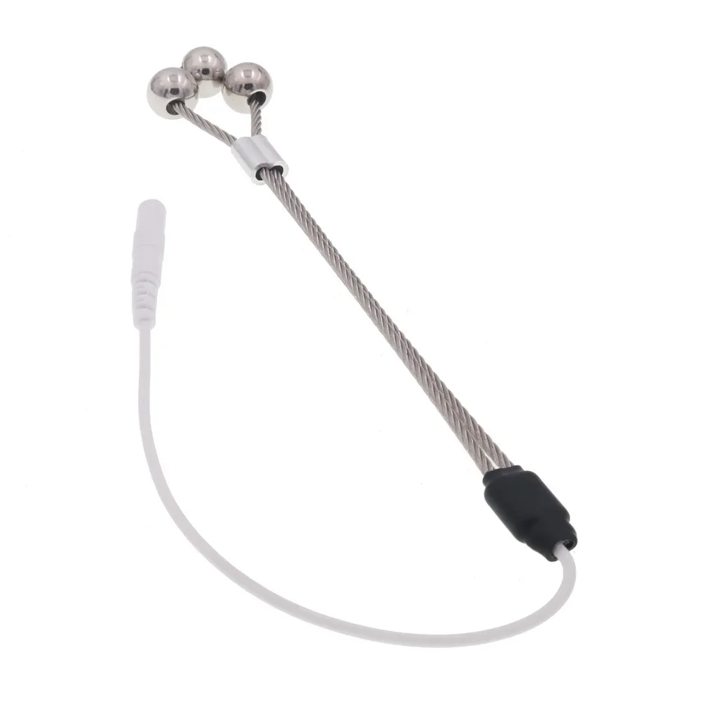Penis Plug Therapy Massager Penis Rings Health Electric Shock Cock Rings Urethral Dilator Medical Themed Tool Sex Toys For Men