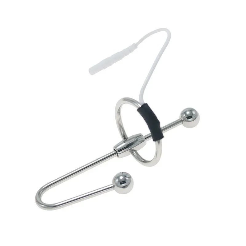Penis Plug Therapy Massager Penis Rings Health Electric Shock Cock Rings Urethral Dilator Medical Themed Tool Sex Toys For Men