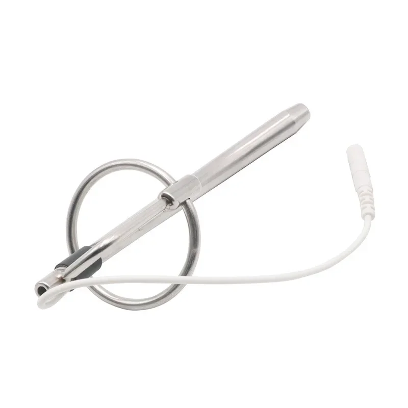 Penis Plug Therapy Massager Penis Rings Health Electric Shock Cock Rings Urethral Dilator Medical Themed Tool Sex Toys For Men