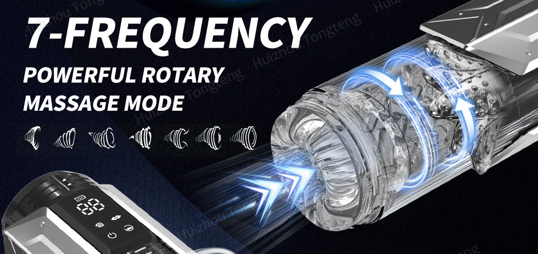 IPX7 LED Automatic Male Masturbator Cup 7 Sucking Rotating Licking Thusting Modes Pocket Pussy Stroker Blowjob Sex Toys For Men