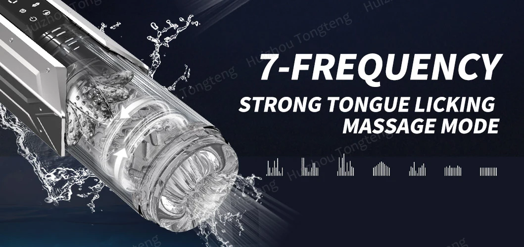IPX7 LED Automatic Male Masturbator Cup 7 Sucking Rotating Licking Thusting Modes Pocket Pussy Stroker Blowjob Sex Toys For Men