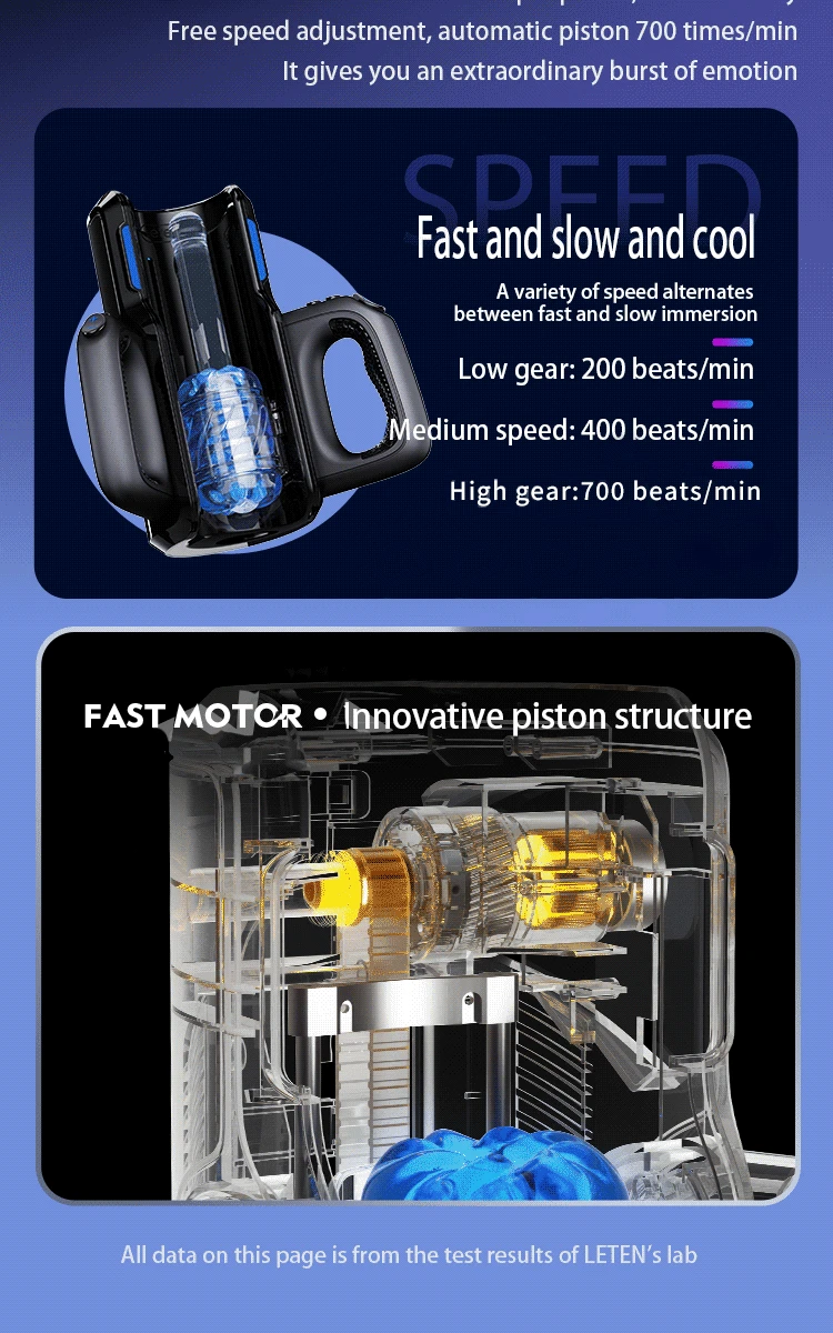 Leten THRUSTING-PRO Thrusting High Speed Male Masturbator Machine Automatic Telescopic Vagina Masturbation Cup Sex Toy For Men