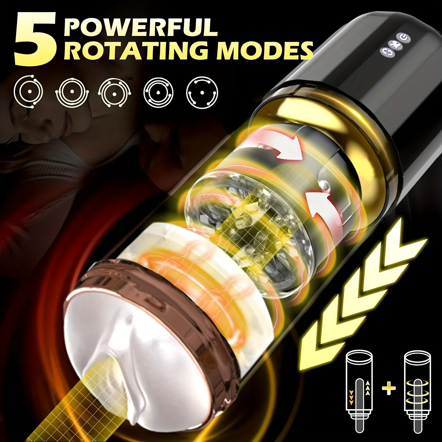 Telescopic Rotation Male Masturbator Vagina Masturbation Equipment Sex Toys for Men Goods for Adults Piston Automatic Mastubator Telescopic Rotation Male Masturbator Vagina Masturbation Equipment Sex Toys for Men Goods for Adults Piston Automatic Mastubator