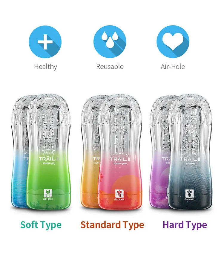 Galaku Male Masturbators Soft Pussy Sex Toys Real Vagina Adult Endurance Exercise Erotic Vacuum Pocket Masturbation Cup for Men
