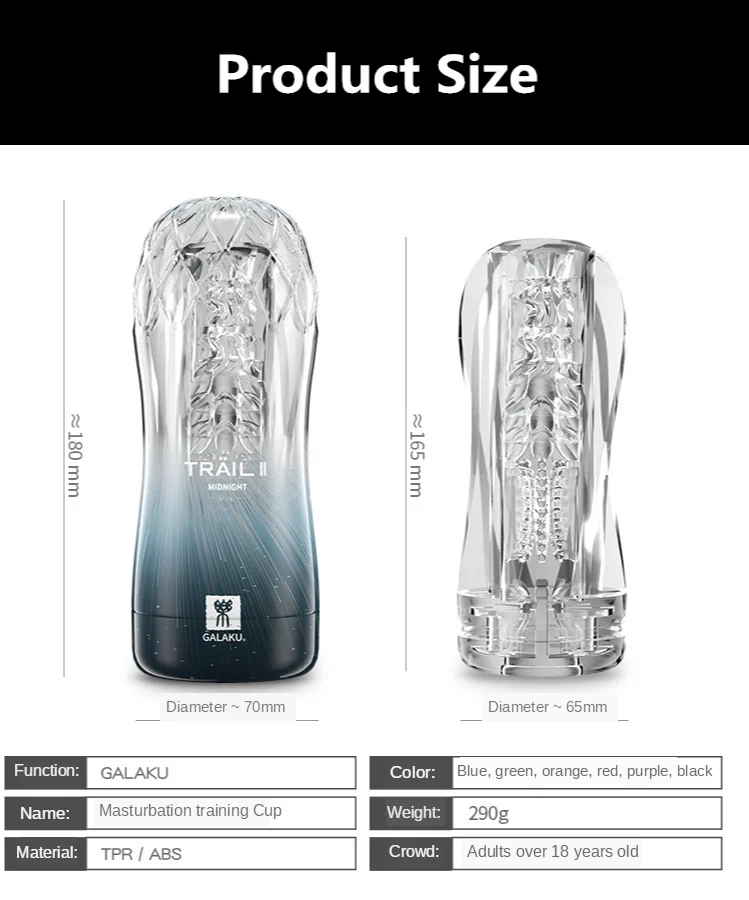 Galaku Male Masturbators Soft Pussy Sex Toys Real Vagina Adult Endurance Exercise Erotic Vacuum Pocket Masturbation Cup for Men