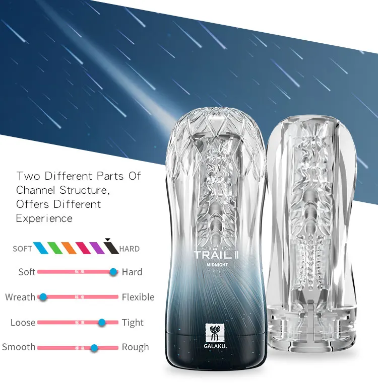 Galaku Male Masturbators Soft Pussy Sex Toys Real Vagina Adult Endurance Exercise Erotic Vacuum Pocket Masturbation Cup for Men