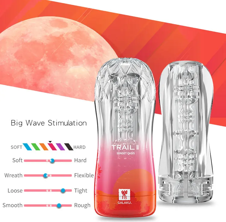 Galaku Male Masturbators Soft Pussy Sex Toys Real Vagina Adult Endurance Exercise Erotic Vacuum Pocket Masturbation Cup for Men