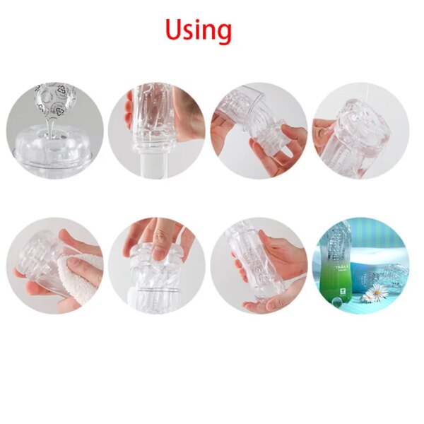 Male Masturbators Soft Pussy Sex Toys Real Vagina Adult Endurance Exercise Erotic Vacuum Pocket Masturbation Cup for Men