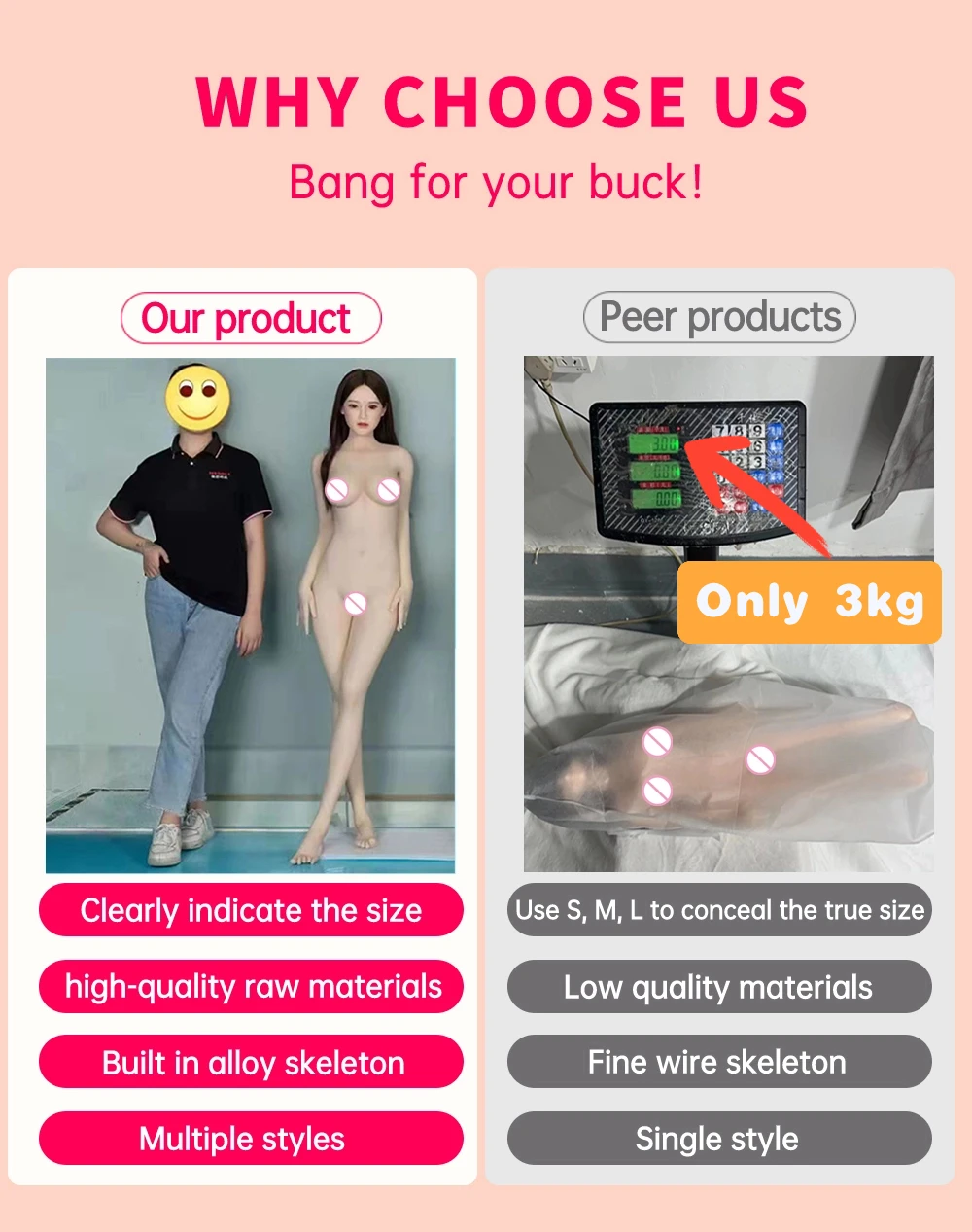 New Milk Bottle Male Masturbator for Men Manual masturbation Pussy Masturbation Cup Real Vaginal Suction Onahole Anime Toys