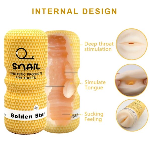 Male Masturbation Cup Oral Sex Blowjob Sucking Cup Pocket Pussy Vagina up Masturbate Equipment Anal Sex Toys Adult Goods for Men