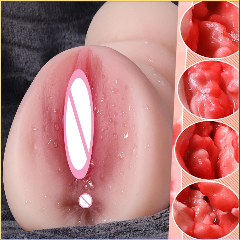 Sexi toy for Men Realistic Adult Product Male Masturbators Cup Artificial Vagina 3D Pocket Pussy Real Vagina Sextoys Silicone
