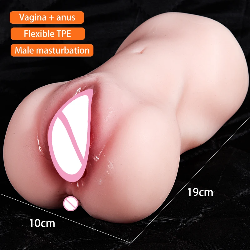 Artiflcial Vagina Pocket Pusyy Fake Vagina¨sex Toy Male Masturbator Man Adult Supplies Dual Channel Real Pussy Men Soft Silicone