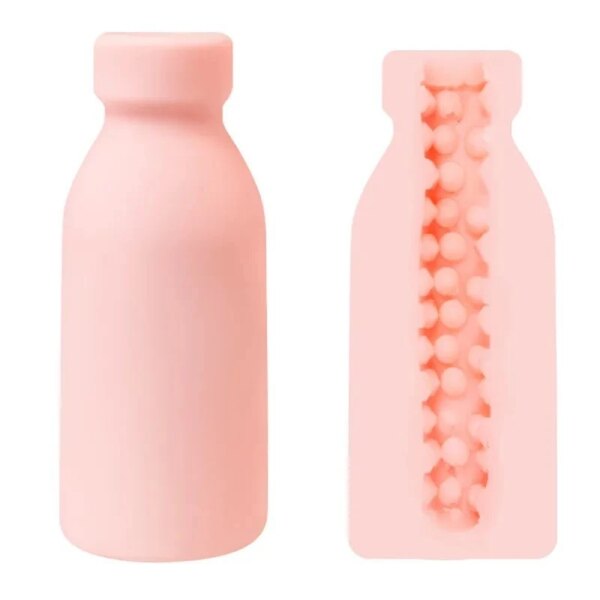 3D Realistic Artificial Vagina Pussy Masturbator Cup Blowjob Exercise Machine Baby Bottle Sucking Airplane Cup Sex Toys For Men