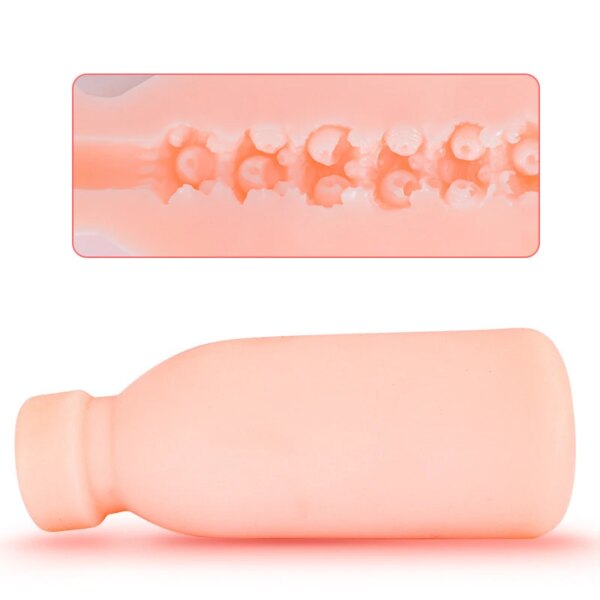 3D Realistic Artificial Vagina Pussy Masturbator Cup Blowjob Exercise Machine Baby Bottle Sucking Airplane Cup Sex Toys For Men