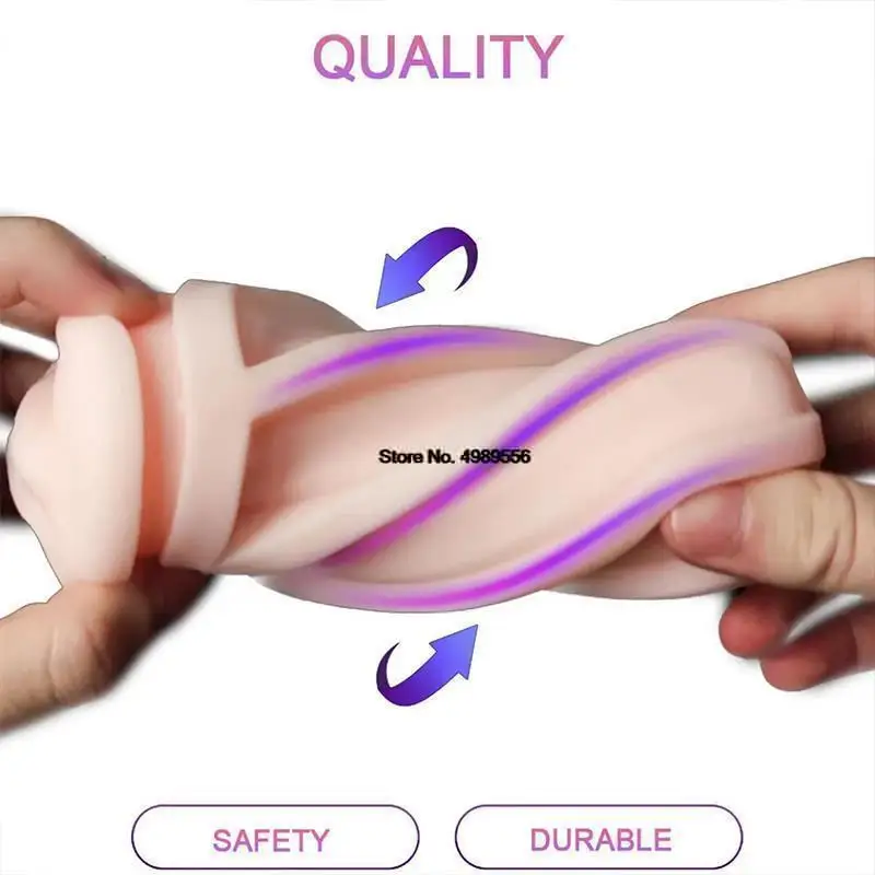 Men's Auxiliary Adult Supplies Best-sold Male Masturbator Sex Man Anti-stress Toys Realistic Silicone Vagina Imitation Sex tooys