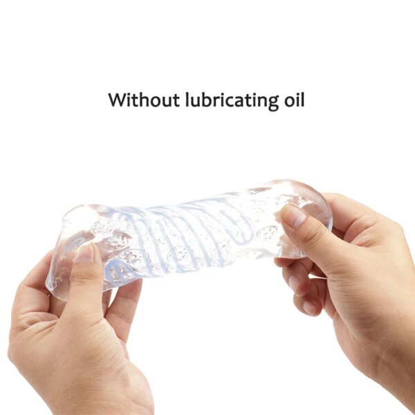 Automatic Male Spiral Pocket Silicone Vagina Rotation Masturbator Real Pussy Blowjob Pocket Massager Adult Mastubation Sex Toy