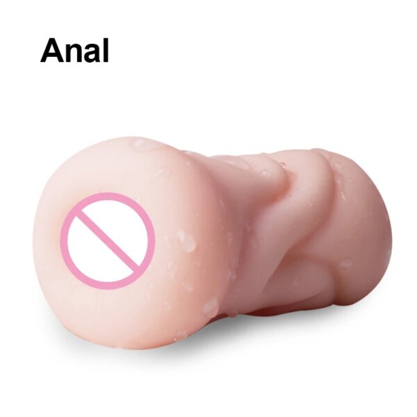 Silicone Aircraft Cup Realistic Deep Throat Male Masturbator Cup Artificial Vagina Mouth Anal Oral Sex Erotic Toy Sex Toys Men