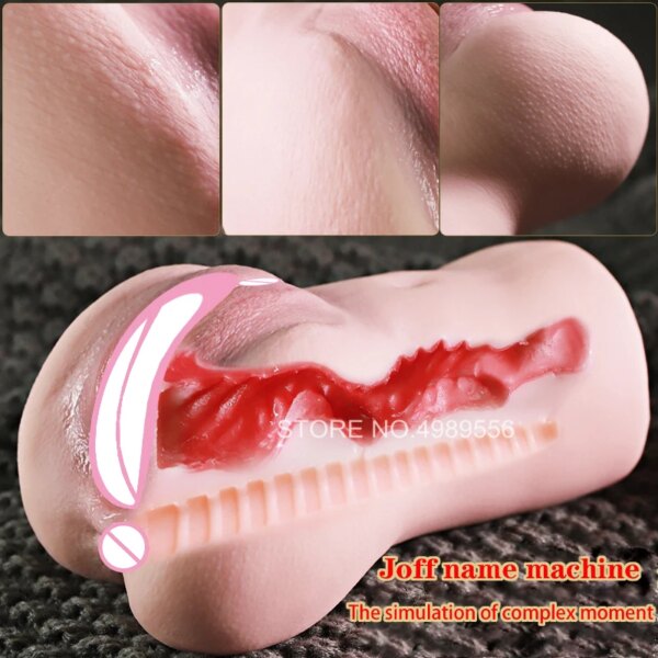 Rubber Vagina Artificial 18 Wank Male Masturbrator Men's Masturbation Sextoy Sex Toy for Man Adult Realistic Silicone Vaginas