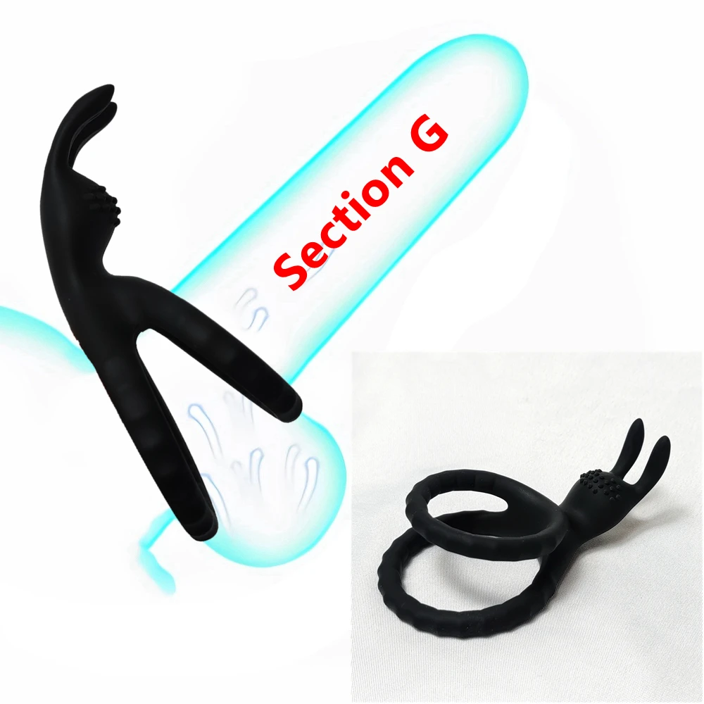 Silicone 4 Holes Penis Ring SM Testicle Bondage Ball Stretcher Cock Cage Semen Lock Dick Enlarger Male Masturbation Sex Supplies
