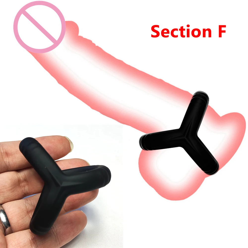 Silicone 4 Holes Penis Ring SM Testicle Bondage Ball Stretcher Cock Cage Semen Lock Dick Enlarger Male Masturbation Sex Supplies