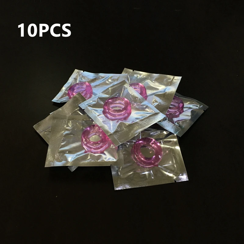 10/5Pcs Silicone Durable Penis Ring Adult Men Ejaculation Delay Cock Rubber Rings Penis Enlargement Sex Toys For Male Sex Ring