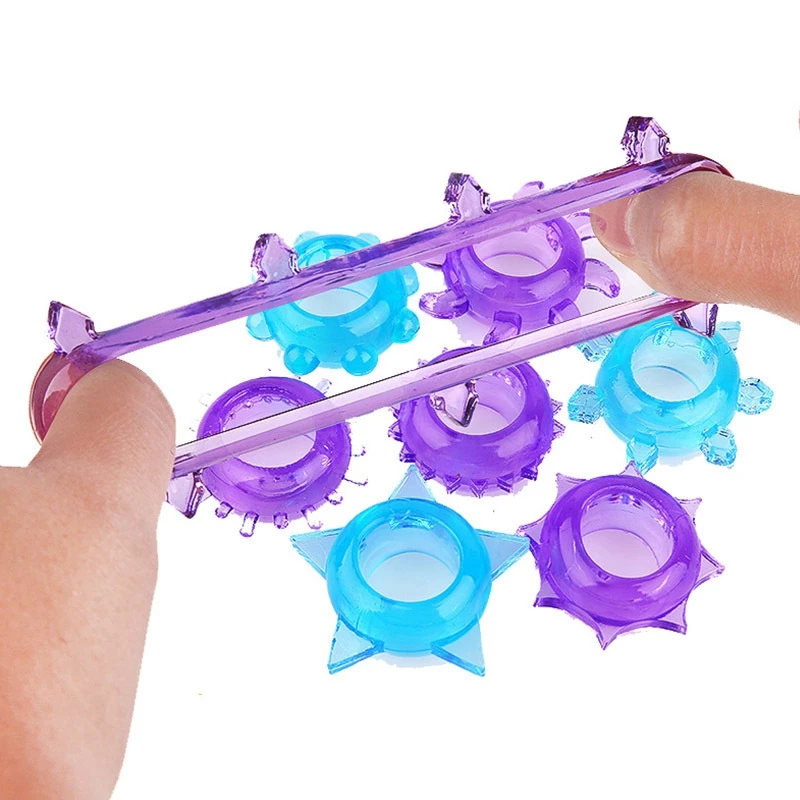 10/5Pcs Silicone Durable Penis Ring Adult Men Ejaculation Delay Cock Rubber Rings Penis Enlargement Sex Toys For Male Sex Ring