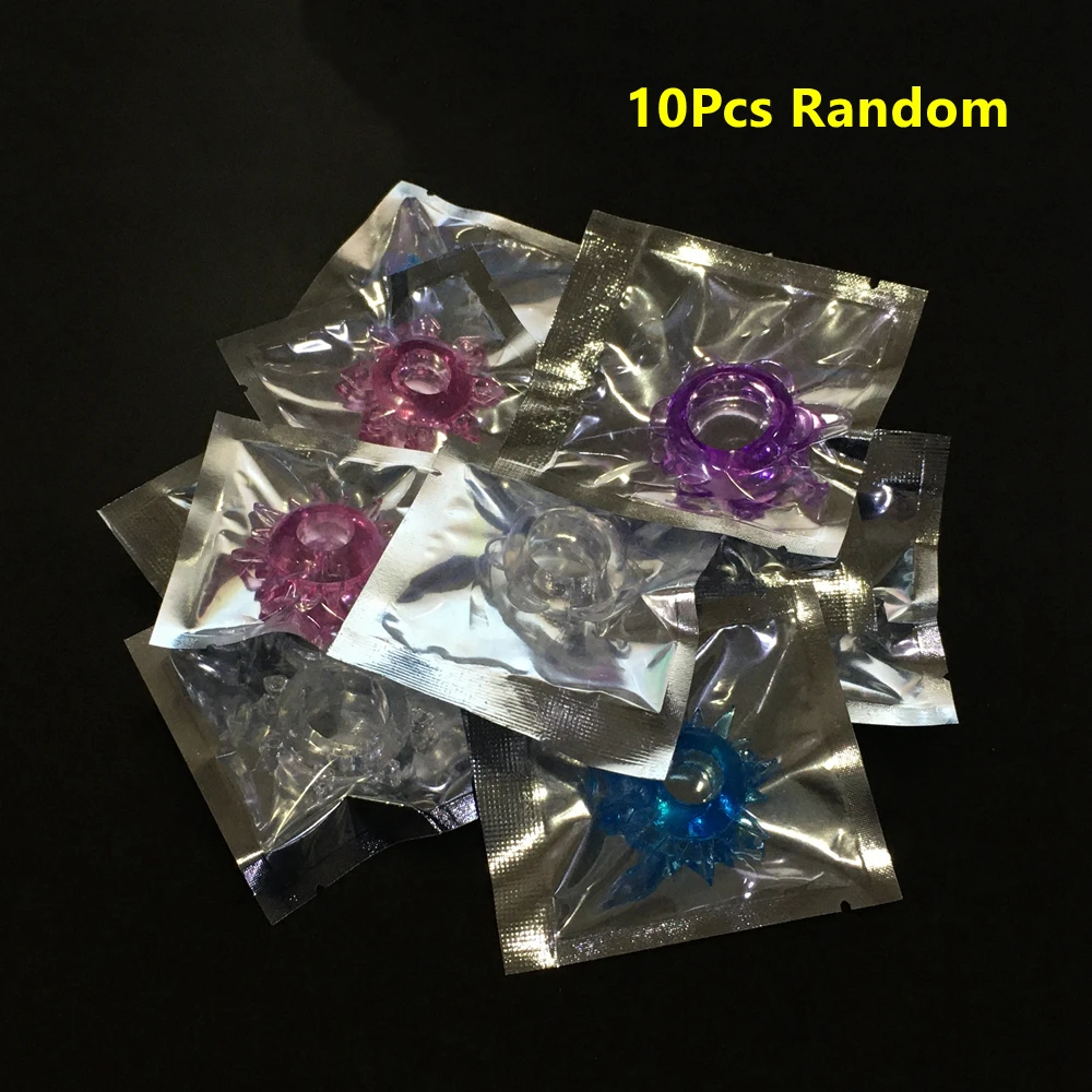 10/5Pcs Silicone Durable Penis Ring Adult Men Ejaculation Delay Cock Rubber Rings Penis Enlargement Sex Toys For Male Sex Ring