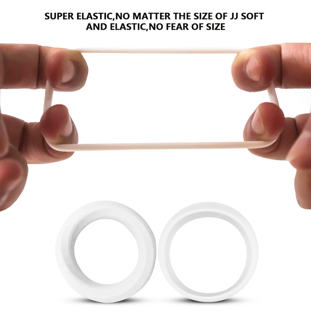2Pcs Silicone Male Foreskin Corrector Resistance Ring Delay Ejaculation Penis Rings Sex Toys for Men Daily/Night Cock Ring