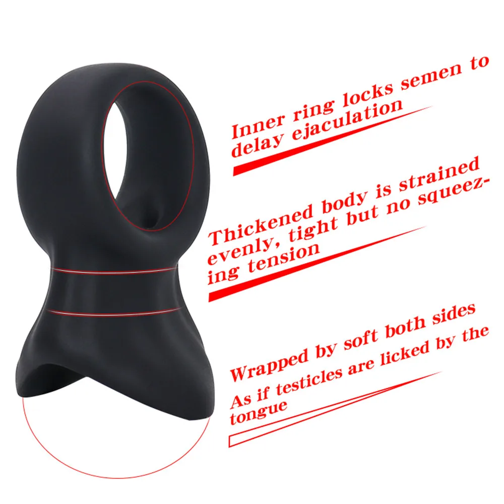 Reusable Penis Ring Scrotum Bondage Cock Ring Sex Toys For Men Chastity Cage Testicle Bondage Lock Ring Adult Sex Product Shop Reusable Penis Ring Scrotum Bondage Cock Ring Sex Toys For Men Chastity Cage Testicle Bondage Lock Ring Adult Sex Product Shop