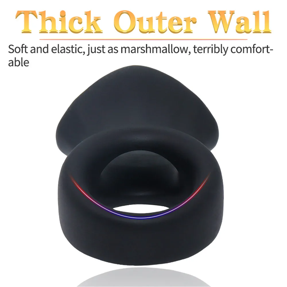 Reusable Penis Ring Scrotum Bondage Cock Ring Sex Toys For Men Chastity Cage Testicle Bondage Lock Ring Adult Sex Product Shop Reusable Penis Ring Scrotum Bondage Cock Ring Sex Toys For Men Chastity Cage Testicle Bondage Lock Ring Adult Sex Product Shop
