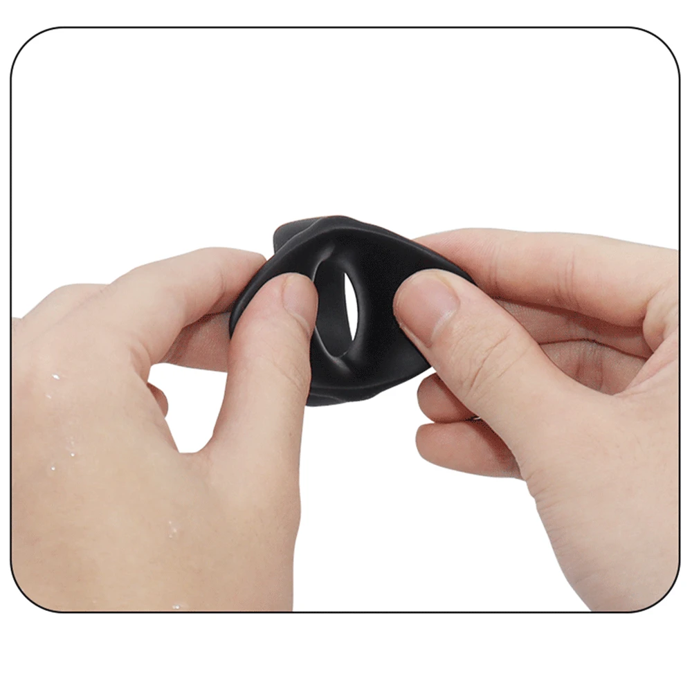 Reusable Penis Ring Scrotum Bondage Cock Ring Sex Toys For Men Chastity Cage Testicle Bondage Lock Ring Adult Sex Product Shop Reusable Penis Ring Scrotum Bondage Cock Ring Sex Toys For Men Chastity Cage Testicle Bondage Lock Ring Adult Sex Product Shop