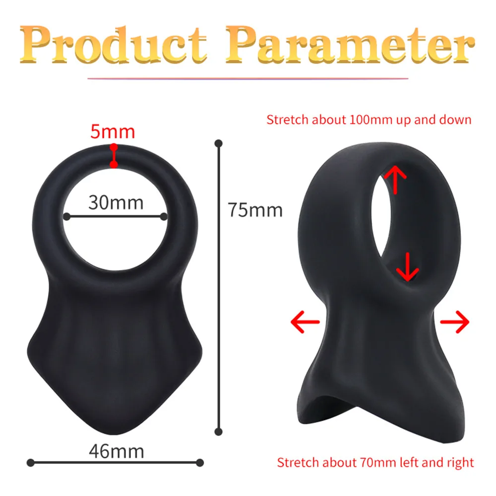 Reusable Penis Ring Scrotum Bondage Cock Ring Sex Toys For Men Chastity Cage Testicle Bondage Lock Ring Adult Sex Product Shop Reusable Penis Ring Scrotum Bondage Cock Ring Sex Toys For Men Chastity Cage Testicle Bondage Lock Ring Adult Sex Product Shop