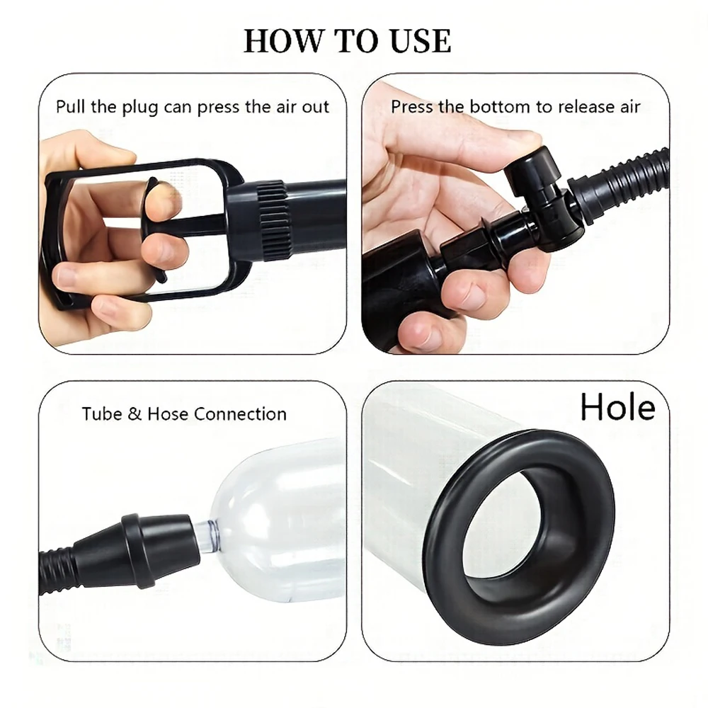 Male Penis Pump Manual Penis Enlarger Enhancement Erection SexToys For Man Vacuum Pump Big Dick Trainer Male Lasting Masturbator Male Penis Pump Manual Penis Enlarger Enhancement Erection SexToys For Man Vacuum Pump Big Dick Trainer Male Lasting Masturbator