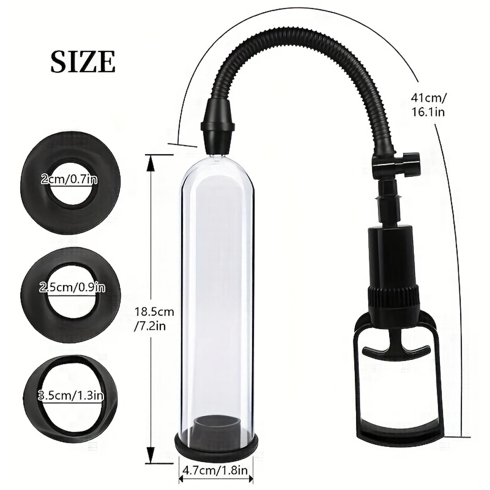 Male Penis Pump Manual Penis Enlarger Enhancement Erection SexToys For Man Vacuum Pump Big Dick Trainer Male Lasting Masturbator Male Penis Pump Manual Penis Enlarger Enhancement Erection SexToys For Man Vacuum Pump Big Dick Trainer Male Lasting Masturbator
