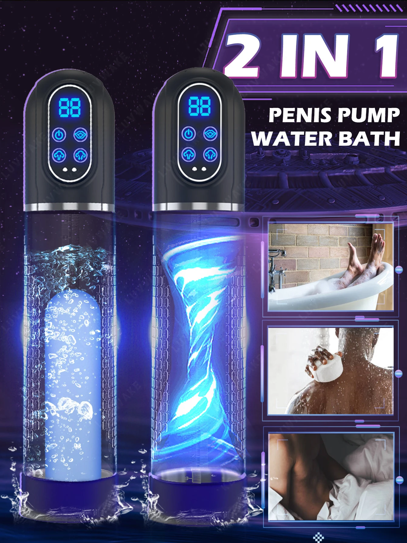 Electric Penis Pump IPX7 Waterproof Adult Sex Toys Dick Enlarger for Men Erection Penis Enlargement Masturbator Sex Toys for Men Electric Penis Pump IPX7 Waterproof Adult Sex Toys Dick Enlarger for Men Erection Penis Enlargement Masturbator Sex Toys for Men